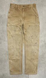CARHARTT ダブルニー ダック ペインターパンツ ブラウン USA製 (VINTAGE)