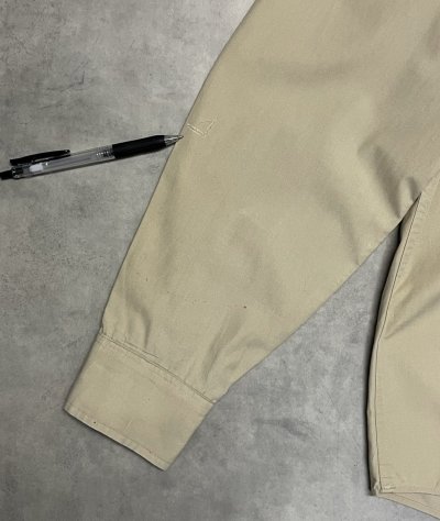 画像5: 90'S EDDIE BAUER 黒タグ ポプリンシャツ ベージュ USA製 (VINTAGE)