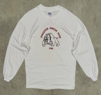 90'S SIKESTON JUNIOR HIGH 両面プリント 長袖 Tシャツ ホワイト (VINTAGE)