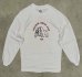 画像1: 90'S SIKESTON JUNIOR HIGH 両面プリント 長袖 Tシャツ ホワイト (VINTAGE) (1)