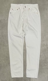 90'S LEVIS 501 デニム ホワイト UK(イギリス)製 (VINTAGE)
