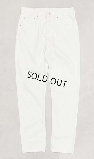 画像1: 90'S LEVIS 501 デニム ホワイト UK(イギリス)製 (VINTAGE)