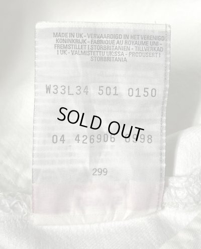画像3: 90'S LEVIS 501 デニム ホワイト UK(イギリス)製 (VINTAGE)