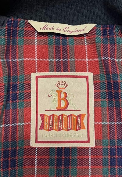 画像2: BARACUTA G9 ハリントンジャケット ダークネイビー イングランド製 (VINTAGE)