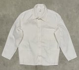 70'S ユーロワーク HBT ワークジャケット カバーオール ホワイト (DEADSTOCK)