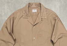 他の写真1: 60'S VAN HEUSEN コットン100% オープンカラーシャツ ライトブラウン (VINTAGE)