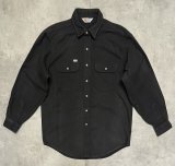 80'S CARHARTT 三角タグ シャモアクロス ワークシャツ ブラック (VINTAGE)