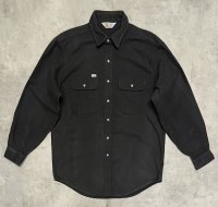 80'S CARHARTT 三角タグ シャモアクロス ワークシャツ ブラック (VINTAGE)