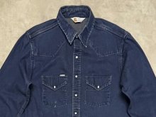 他の写真1: 80'S CARHARTT 三角タグ デニム ウエスタンシャツ インディゴ (VINTAGE)