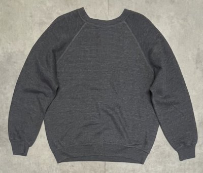 画像3: 70'S SPORTSWEAR ラグランスリーブ スウェットシャツ チャコール (VINTAGE)