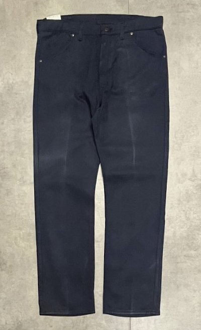 画像3: 70'S BIG YANK "BULL DENIM" カツラギパンツ ネイビー 42TALONジップ USA製 (DEADSTOCK)