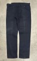 画像3: 70'S BIG YANK "BULL DENIM" カツラギパンツ ネイビー 42TALONジップ USA製 (DEADSTOCK) (3)