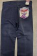 画像5: 70'S BIG YANK "BULL DENIM" カツラギパンツ ネイビー 42TALONジップ USA製 (DEADSTOCK) (5)