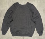 70'S SPORTSWEAR ラグランスリーブ スウェットシャツ チャコール (VINTAGE)