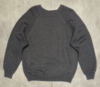 70'S SPORTSWEAR ラグランスリーブ スウェットシャツ チャコール (VINTAGE)