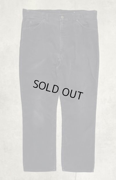 画像1: 80'S LEVIS 517 コーデュロイパンツ ネイビー 42TALONジップ W38L30 USA製 (VINTAGE)