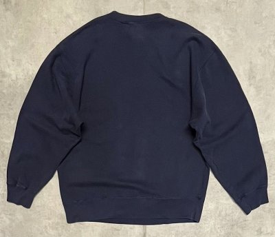 画像3: 90'S GAP 旧タグ ヘビーウエイト 前Vガゼット付き スウェットシャツ ネイビー (VINTAGE)