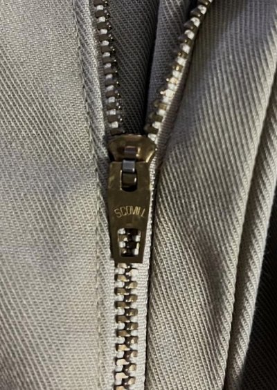 画像3: 80'S CARHARTT ウエスタンパンツ ベージュ SCOVILLジップ W36L30 USA製 (VINTAGE)