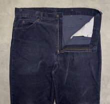 他の写真1: 80'S LEVIS 517 コーデュロイパンツ ネイビー 42TALONジップ W38L30 USA製 (VINTAGE)