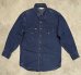画像1: 80'S CARHARTT 三角タグ デニム ウエスタンシャツ インディゴ (VINTAGE) (1)