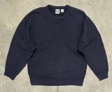 90'S GAP 旧タグ ヘビーウエイト 前Vガゼット付き スウェットシャツ ネイビー (VINTAGE)