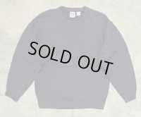 90'S GAP 旧タグ ヘビーウエイト 前Vガゼット付き スウェットシャツ ネイビー (VINTAGE)