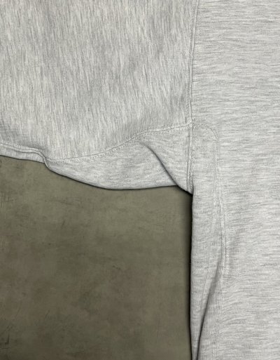 画像4: 90'S RUSSELL ATHLETIC "PRO COTTON" ヘビーウエイト 前Vガゼット付き スウェットシャツ ヘザーグレー USA製 (VINTAGE)