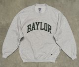90'S RUSSELL ATHLETIC "PRO COTTON" ヘビーウエイト 前Vガゼット付き スウェットシャツ ヘザーグレー USA製 (VINTAGE)