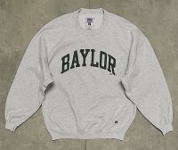 90'S RUSSELL ATHLETIC "PRO COTTON" ヘビーウエイト 前Vガゼット付き スウェットシャツ ヘザーグレー USA製 (VINTAGE)