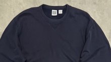 他の写真1: 90'S GAP 旧タグ ヘビーウエイト 前Vガゼット付き スウェットシャツ ネイビー (VINTAGE)