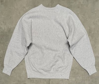 画像4: 90'S CRABLE SPORTSWEAR ヘビーウエイト スウェットシャツ ヘザーグレー USA製 (VINTAGE)