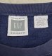 画像2: 90'S GAP 旧タグ ヘビーウエイト 前Vガゼット付き スウェットシャツ ネイビー (VINTAGE) (2)
