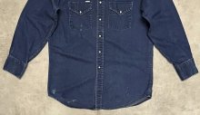 他の写真3: 80'S CARHARTT 三角タグ デニム ウエスタンシャツ インディゴ (VINTAGE)