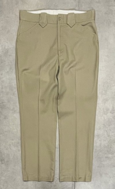 画像1: 80'S CARHARTT ウエスタンパンツ ベージュ SCOVILLジップ W36L30 USA製 (VINTAGE)