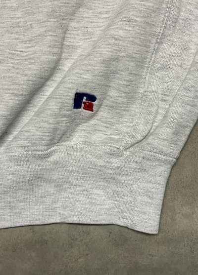 画像5: 90'S RUSSELL ATHLETIC "PRO COTTON" ヘビーウエイト 前Vガゼット付き スウェットシャツ ヘザーグレー USA製 (VINTAGE)