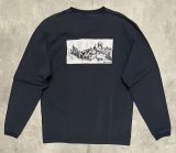 90'S PATAGONIA "BENEFICIAL T'S" バックプリント 長袖 Tシャツ ネイビー メキシコ製 (VINTAGE)