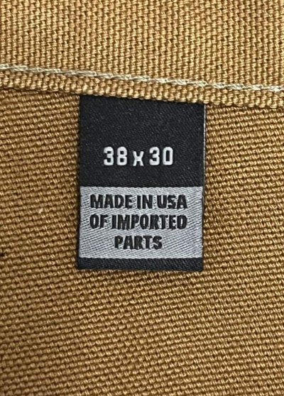 画像2: CARHARTT ダブルニー ダック ペインターパンツ ブラウン USA製 (DEADSTOCK)