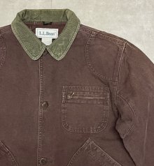 他の写真2: 90'S LL Bean 襟コーデュロイ ダック カバーオール ダークブラウン (VINTAGE)