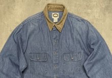 他の写真1: 80'S BANANA REPUBLIC 初期タグ 襟コーデュロイ デニムシャツ ライトインディゴ USA製 (VINTAGE)