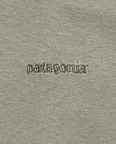 画像3: 90'S PATAGONIA "BENEFICIAL T'S" ロゴ刺繍 長袖 Tシャツ ベージュ メキシコ製 (VINTAGE)