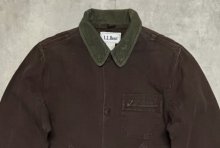 他の写真1: 90'S LL Bean 襟コーデュロイ ダック カバーオール ダークブラウン (VINTAGE)