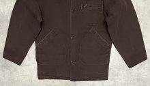 他の写真3: 90'S LL Bean 襟コーデュロイ ダック カバーオール ダークブラウン (VINTAGE)