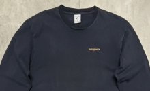 他の写真1: 90'S PATAGONIA "BENEFICIAL T'S" バックプリント 長袖 Tシャツ ネイビー メキシコ製 (VINTAGE)