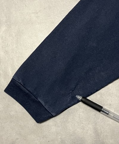 画像6: 90'S PATAGONIA "BENEFICIAL T'S" バックプリント 長袖 Tシャツ ネイビー メキシコ製 (VINTAGE)