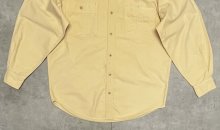 他の写真3: 80'S BANANA REPUBLIC 旧タグ シャモアクロス ワークシャツ ライトイエロー (VINTAGE)