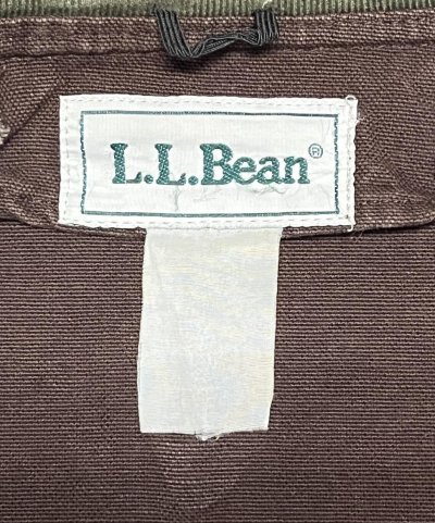 画像2: 90'S LL Bean 襟コーデュロイ ダック カバーオール ダークブラウン (VINTAGE)