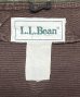画像2: 90'S LL Bean 襟コーデュロイ ダック カバーオール ダークブラウン (VINTAGE) (2)