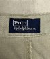 画像2: 90'S RALPH LAUREN "ボックスロゴ" ツープリーツ チノパンツ ベージュ (VINTAGE) (2)