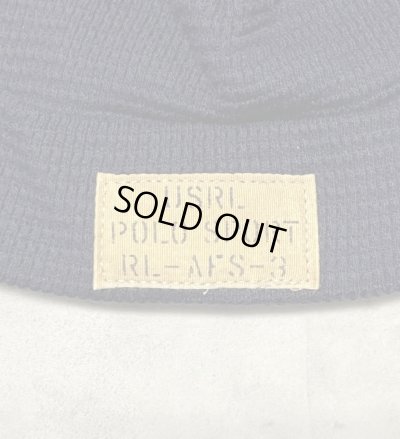 画像2: 90'S RALPH LAUREN POLO SPORT ミリタリー ワッチキャップ ダークネイビー (DEADSTOCK) 