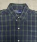 画像4: 90'S RALPH LAUREN ロゴ無し タブカラー ポプリンシャツ チェック柄 (VINTAGE) (4)